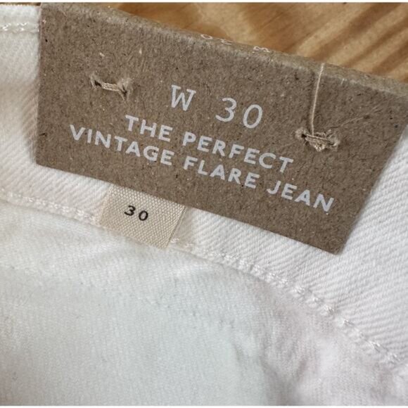 NWT Madewell The Perfect Vintage Flare Jeans Size 30 Women’s White - Picture 4 of 9